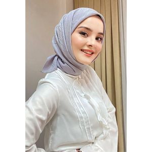 Hijab donne biologico di bambù Krash scialle caffè amaro