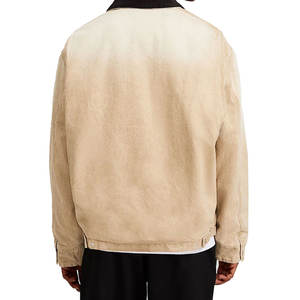 Vente directe d'usine, veste en jean pour homme avec logo personnalisé, design personnalisé, qualité supérieure, confortable, manches longues, veste en denim pour homme - Product Image 5