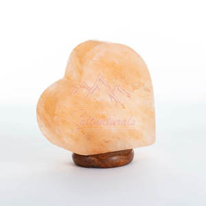Lámpara de sal del Himalaya en forma de corazón hecha a mano de alta calidad para decoración estilo amor al por mayor - Product Image 3