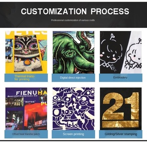 Alta calidad 360GSM Heavyweight FOG Color cuello redondo gráfico de gran tamaño Essentials French Terry Streetwear sudaderas para hombres - Product Image 6