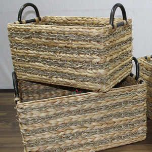 Artex Dong Thap Paniers de rangement en jonc de mer faits à la main Boîtes cadeaux décoratives en osier pour une organisation pratique de la maison et une utilisation d'affichage - Product Image 5
