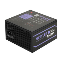 SETTLER-2 ST-700S 80PLUS Oyuncu Modüler PC Güç Kaynağı 700W 20+4Pin Arayüz ABKO Çin Malı