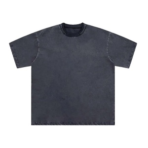 Camiseta Personalizada con Lavado Ácido, Estilo Vintage, Desgastada, de Algodón, Unisex, Streetwear, Camiseta Moderna de Gran Tamaño para Hombre 2026 - Product Image 6