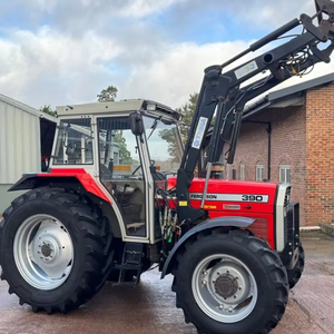 รถแทรกเตอร์ฟาร์ม 80 แรงม้า Massey Ferguson 390 ขับเคลื่อน 4 ล้อ รถแทรกเตอร์การเกษตร Perkins ดีเซล รถแทรกเตอร์มือสองขาย - Product Image 1