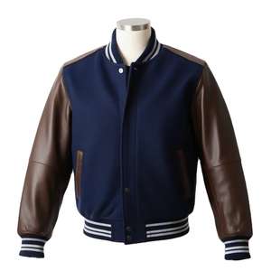 Chaqueta Universitaria de Béisbol de Lana Personalizada para Hombre, Tela Premium, Estilo Clásico de Béisbol, Corte Holgado - Product Image 1