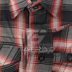 Camisas de Franela Casuales para Hombre de Otoño - Alta Calidad, Sostenibles, Transpirables, de Secado Rápido, 100% Algodón - Product Image 4