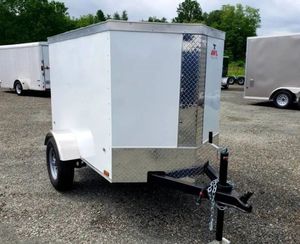 Remorques Blanches de Qualité Supérieure 2026 7x14 Alpha Cargo/Remorque Fermée avec Capacité de Charge Utile de 2001-3000 kg PL 2026 Qualité Supérieure - Product Image 2
