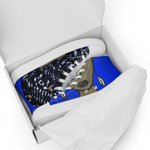 Iya Mapo scarpe espadrillas in tela alta da donna con plateau retrò plantare in Mesh traspirante che aumenta per l'estate autunnale - Product Image 5