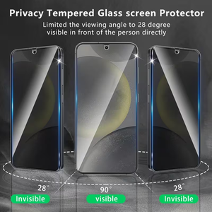 Vetro Temperato Anti-Spia per Samsung <span class=keywords><strong>Galaxy</strong></span> Serie A, 360 Gradi °   Protezione Laterale per la Privacy, Pellicola Protettiva HD Trasparente - Product Image 3