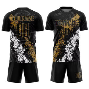 Nouveau maillot de football pour hommes personnalisé de qualité supérieure 100% polyester fabriqué en usine uniformes de football pour la vente en ligne - Product Image 3