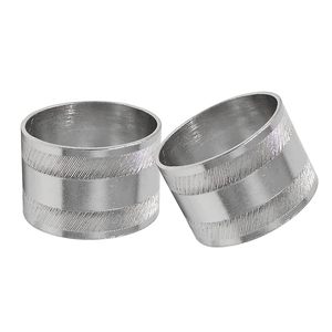 Servilletero de metal antiguo Diseño galvanizado Decoración de mesa de comedor de estilo rústico con plata para bodas y fiestas - Product Image 3