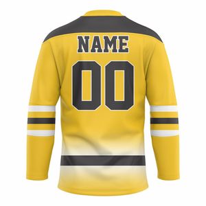Proveedor Profesional de Camisetas de Hockey sobre Hielo OEM, Camiseta de Hockey sobre Hielo Personalizada al por Mayor, Ajuste Profesional para Adultos, 100% Poliéster, Absorbe la Humedad - Product Image 2