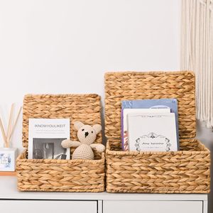 Boîtes en jacinthe d'eau de qualité supérieure, tissées à la main, pour le rangement sur le comptoir de cuisine - Product Image 5