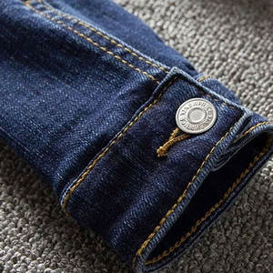 Veste en jean décontractée pour femmes avec logo personnalisé de qualité supérieure manteau en jean boutonné à manches longues veste en jean pour femmes - Product Image 5