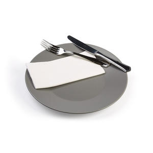 Serviettes blanches 40x40cm pliées 1/8 Bambutex Naturel 400pcs B2B - Product Image 2