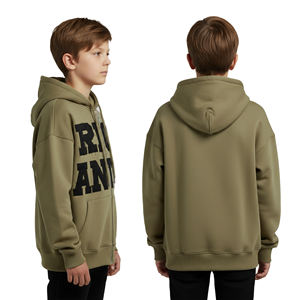 Vêtements d'extérieur pour enfants, tissu doux respirant, sweats à capuche personnalisés, vêtements pour enfants à manches longues, vêtements de rue pour enfants, sweats à capuche pour enfants - Product Image 3