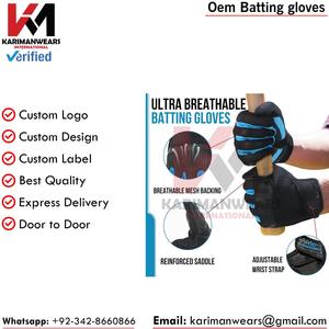 Gants de frappeur de baseball haut de gamme OEM livraison rapide service de logo personnalisé vente en gros gants de frappeur OEM personnalisé - Product Image 3