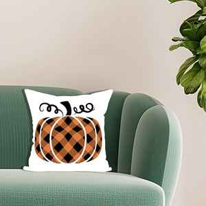 Housse de coussin Halloween à imprimé citrouille - Décoration mignonne et effrayante, 32"x32" - 80x80 cm - Product Image 2