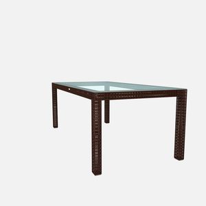 MESA DE COMEDOR CON SUPERIOR DE CRISTAL (LCO/003/003) - Product Image 4
