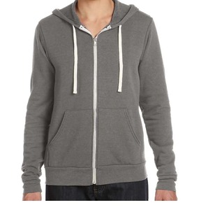 เสื้อสเวตเตอร์แนวฮิปฮอปกีฬาแบบลำลองมีซิปมีฮู้ดของผู้ชายทำจาก3D ปักโลโก้สกรีนพิมพ์ลายสำหรับฤดูหนาว - Product Image 5