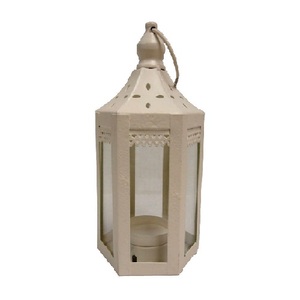 Bougeoir lanterne en métal plaqué argent de haute qualité Style moderne finition élégante pour décor de noël chambres de séchage d'hôtel d'invité - Product Image 2