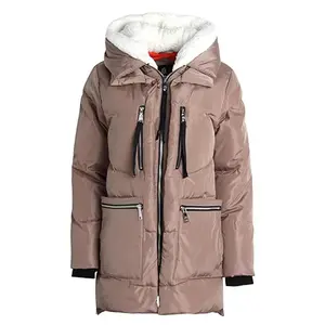 เสื้อแจ็คเก็ตพัฟเฟอร์บอมเบอร์แบบยาวกันน้ำกันลมสำหรับฤดูหนาว ผลิตตามสั่ง พร้อมโลโก้สั่งทำพิเศษ ขายส่ง - Product Image 1