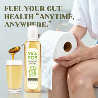 Sirop Minceur Riche en Fibres Alimentaires, Complément Prébiotique pour la Santé Intestinale, 95% Fructooligosaccharides FOS, Naturel, Faible en Sucre