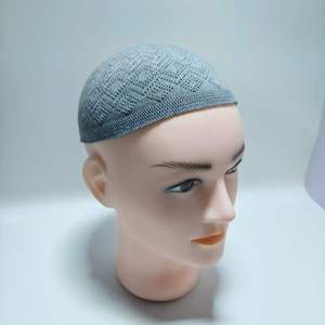 Men's New Style Melon Skin Knitted <b>Hat</b> Breathable Summer <b>Hat</b> with Arabian Style Thin Weekly <b>Hat</b> - Product Image 5