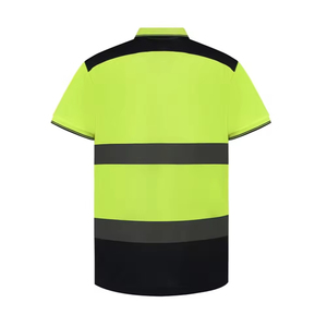 Camiseta Polo de Manga Corta de Seguridad Reflectante Ignífuga Más Vendida, Secado Rápido, Ligera, Unisex, EPI, Alta Visibilidad - Product Image 6