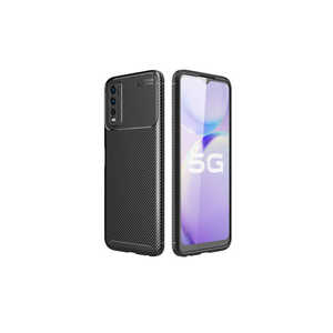 Coque arrière de protection fine en silicone noir SAFA pour Vivo Y20S/Y95/Y93, étui de téléphone portable liquide en couleur noire - Product Image 1