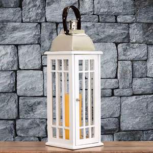 Linterna colgante de madera cuadrada hecha a mano ecológica de lujo decorativa para el hogar, hoteles, restaurantes, decoraciones navideñas al por mayor - Product Image 2