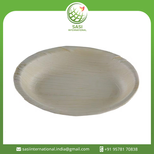 Assiette à dîner en feuille de palmier biodégradable écologique assiette jetable compostable pour les fêtes mariages restauration pour restaurants - Product Image 2
