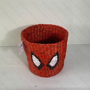 ตะกร้าเก็บผักตบชวาสำหรับเด็กหรูหราทำด้วยมือคุณภาพสูงจากเวียดนาม - Product Image 2