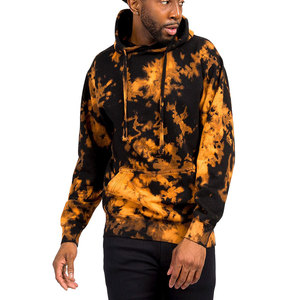 Acid Wash <b>Tie</b> <b>Dye</b> Solid Winter Men's Oversized Hoodie 100% Cotton OEM Wholesale Custom Vintage <b>Hoodies</b> & Sweatshirts - Product Image 3