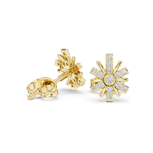 Pendientes de Diamantes de Laboratorio de 0.18 CT para Mujer, Claridad VVS-VS EF, Oro de 18KT, 14KT, 10KT y Plata 925, Oro Rosa, Amarillo y Blanco - Product Image 5