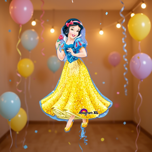 Globo de aluminio Party Love Blancanieves 60x93cm, paquete de 2 unidades - Product Image 3