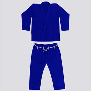 2024 BJJ Gis avec broderie et étiquettes personnalisées, coutures contrastées, cordon de serrage, boucles, évents latéraux (rouge, blanc, bleu, noir, marine) - Product Image 3