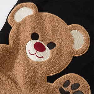 Sweat-shirt brodé avec logo personnalisé pour femmes Sweat-shirt à capuche brodé de grande taille et de poids lourd - Product Image 4