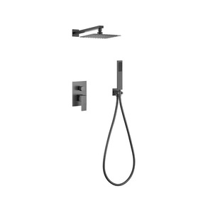 Ensemble de robinetterie de <span class=keywords><strong>douche</strong></span> de luxe à poignée unique en acier inoxydable, design encastré avec douchette à main pour projets haut de gamme - Product Image 3