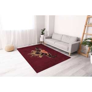 Alfombra Estampada Man Cave - Alfombra Moderna para Pasillo con Característica Antideslizante, Alfombra de Chenilla - Product Image 3