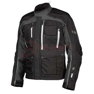 Veste imperméable personnalisée pour moto Veste de motard en textile Cordura durable avec logo Vêtements de moto et de course automobile - Product Image 3