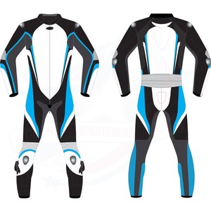 100% véritable cuir de qualité supérieure dernier modèle imperméable respirant moto course costume pantalon personnalisé équipe nom vêtements de sport - Product Image 4