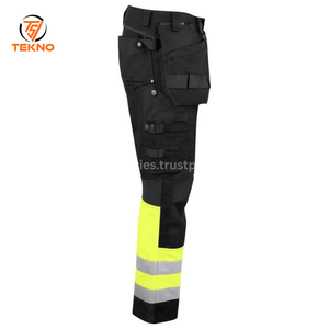 กางเกงเซฟตี้ทำงานหลายกระเป๋า2025กางเกงเซฟตี้กางเกงทำงานบุรุษชุดทำงานสะท้อนแสง Hi VIS - Product Image 4