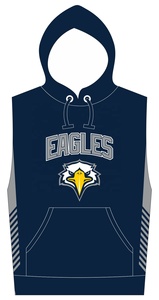 เสื้อฮู้ดแขนกุดผ้าฝ้ายโพลีเอสเตอร์สำหรับผู้ชาย - Product Image 2