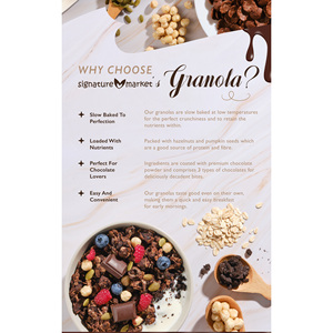 Granola croustillant triple chocolat - Disponible en boîte, en sachet ou en vrac - Product Image 5