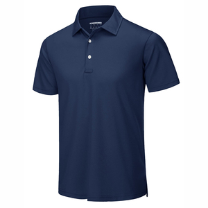 Personnalisable respirant anti-boulochage couleur unie polos pour hommes polo à manches courtes pour hommes confortable et tendance idéal - Product Image 2