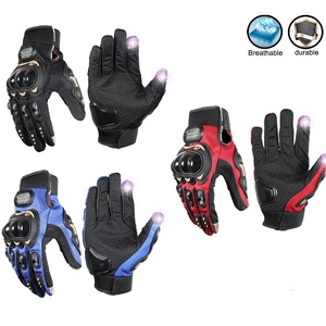 ถุงมือขี่มอเตอร์ไซค์แบบเต็มนิ้วสำหรับผู้ชาย, ถุงมือขี่จักรยานแข่งรถออกกำลังกายกลางแจ้งระบายอากาศได้ดี - Product Image 3