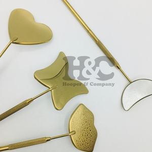 Miroirs à cils papillon avec logo personnalisé Nouveau design Miroir cosmétique en acier inoxydable Emballage élégant Extensions de cils personnalisées - Product Image 1