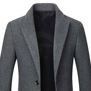 Outerwear Trench <b>Coat</b> Modern Fashion Design Breathable Fabric Perfect For Spring And Autumn Use - Product Image 4