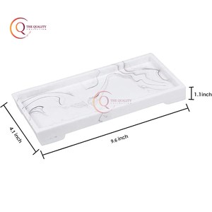 Bandeja de mármol macizo hecha a mano, diseño Rectangular único para desayuno, comida para servir para el hogar, cocina, uso en Hotel, platos y platos - Product Image 3